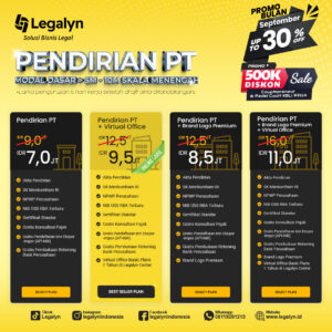 Pendirian PT dan VO dan Logo Skala Menengah dan Padel Court